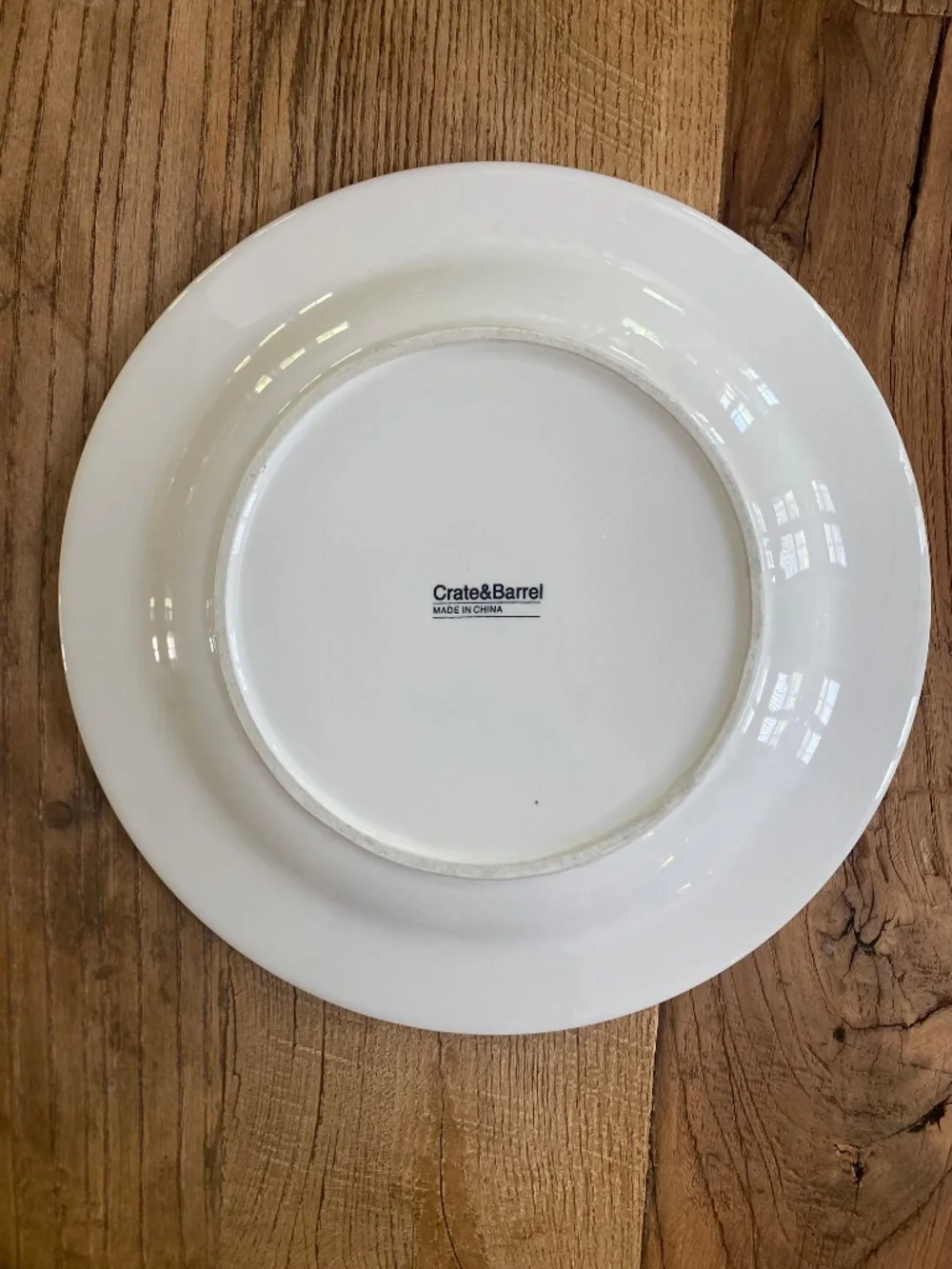 Crate & Barrel Black and White Floral Salad Luncheon 9” Plates x 8